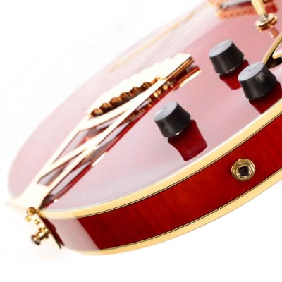 Excel DC Semi-Hollow Electric Guitar - Viola image 9