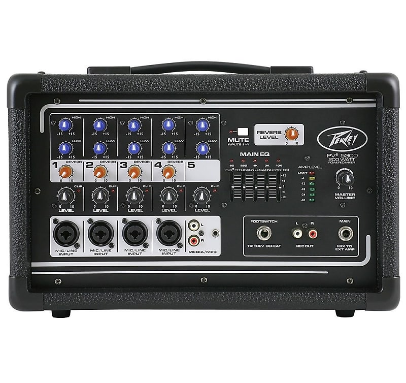 Peavey PV5300 5-Channel Powered Mixer image 1