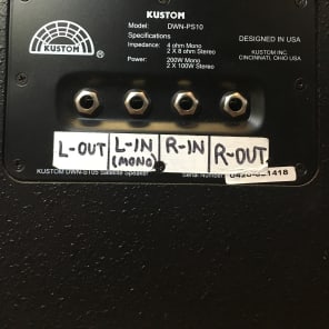 Kustom Dawn PS510 Potable Speaker System image 4