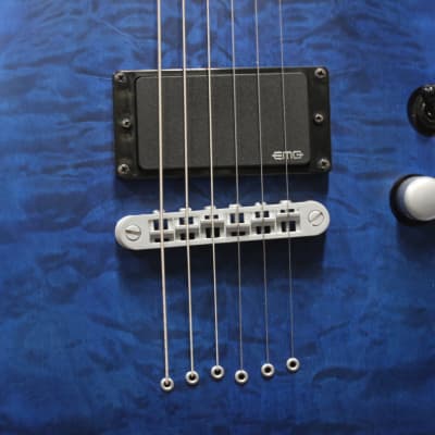 Schecter Diamond Series C1 Platinum Electric Guitar Blue image 5