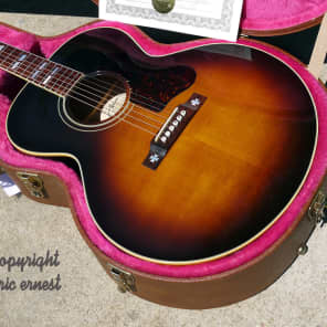 1991 Gibson J-185 VS LIMITED EDITION 100 Sunburst acoustic guitar image 2