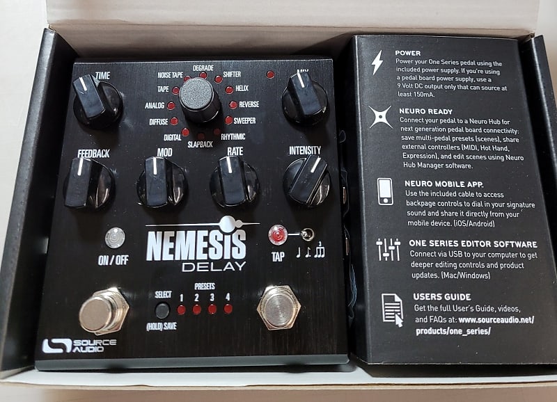 Source Audio Nemesis Delay Pedal Reverb