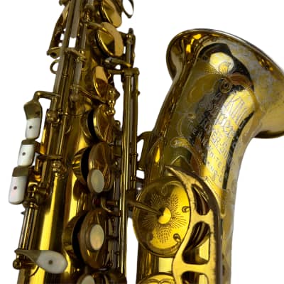 King Super 20 Silver Sonic Full Pearl Gold Plate Inlay Alto Saxophone HOLY GRAIL image 17