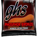 GHS Strings S325 Phosphor Bronze Acoustic Guitar Strings, Light (.012-.054)