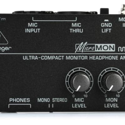 Behringer MicroMON MA400 Monitor Headphone Amplifier image 2
