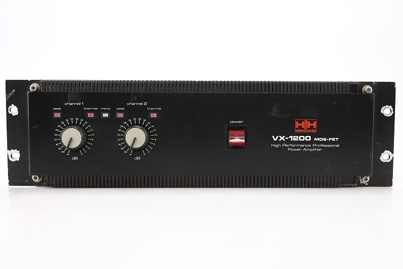 HH electronic パワーアンプ VX-200 MOS-FET HH V200 MOSFET Amp (HSR Mar 84)