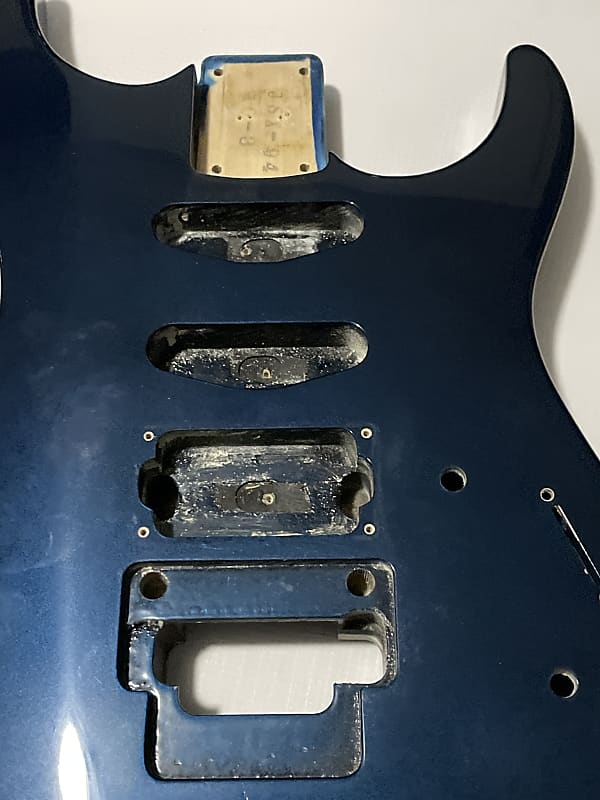 1990's Japan Jackson Concept JSX-94 Blue Guitar Body Floyd 1990's Japan Jackson Concept JSX-94 Blue Guitar Body Floyd