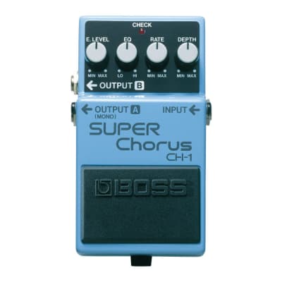 BOSS CH-1 Crystal-Clear Highs and Unique Stereo Effect Stereo Super Chorus Pedal image 1