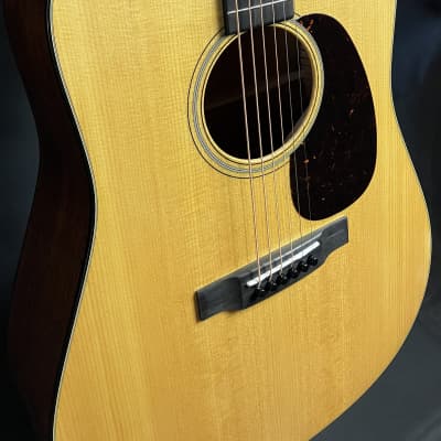 Martin D-18 Standard Dreadnought Acoustic Guitar Vintage Natural w/ Case image 5