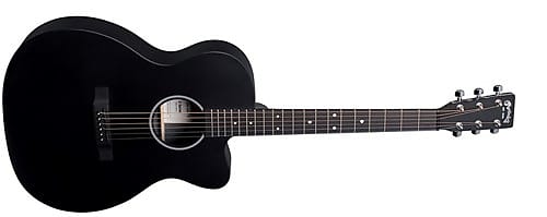 Martin X Series OMC-X1E Black Acoustic-Electric Guitar image 1