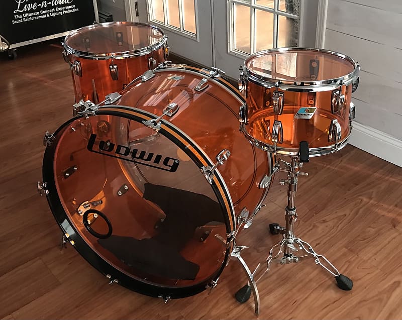 ludwig amber vistalite