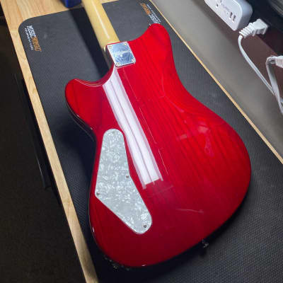 Tagima Jet Blues Rocker Deep Red Electric Guitar image 6