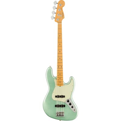 Fender American Professional II Jazz Bass, Maple Fingerboard - Mystic Surf Green for sale
