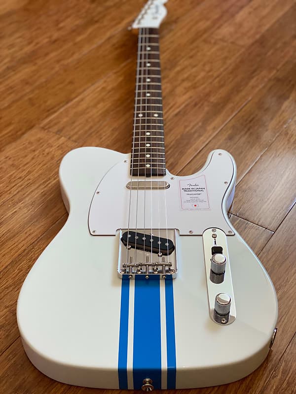 Fender Japan FSR Limited Edition Olympic White/Blue Telecaster MIJ