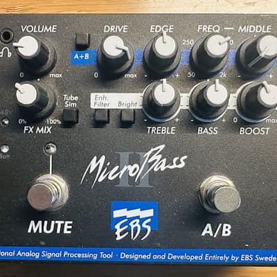 EBS MicroBass II ベースエフェクター Amazon | EBS ベースプリアンプ MICRO BASS 2 マイクロベース2