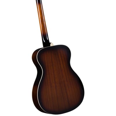 Regal RD-30T Studio Series Roundneck Resophonic Guitar – Sunburst Mahogany image 2
