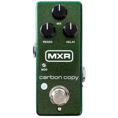 MXR M299 Carbon Copy Mini Analog Delay Effects Pedal with 4 Free Cables image 2