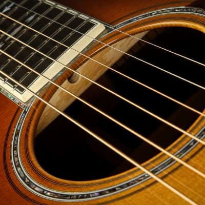 Bourgeois OM-42 Sunburst - Aged Tone Adirondack & Brazilian Rosewood image 16