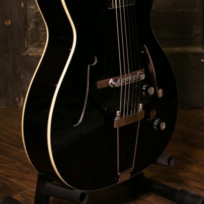Framus Vintage 5/51 Studio - Solid Black High Polish Electric Guitar image 5