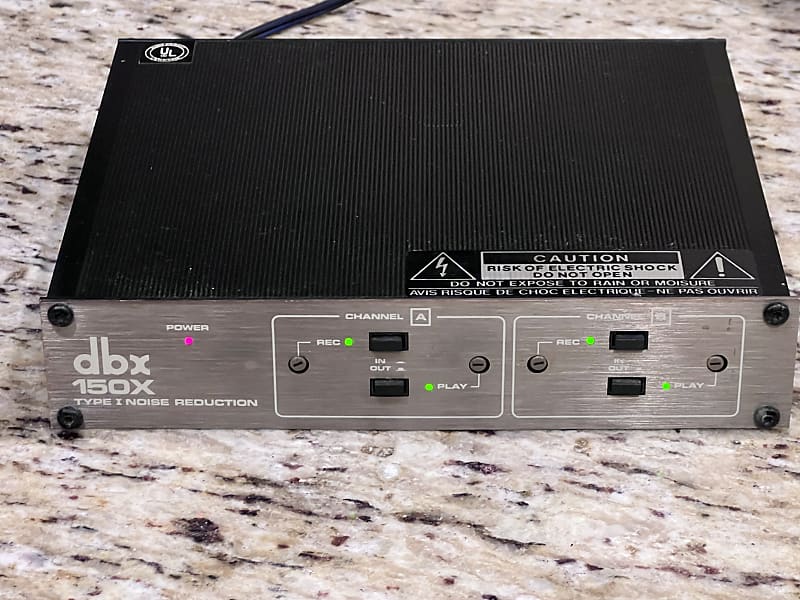 dbx 150X Dolby Noise Reduction system 1979-1986 - Black (Nice)  			