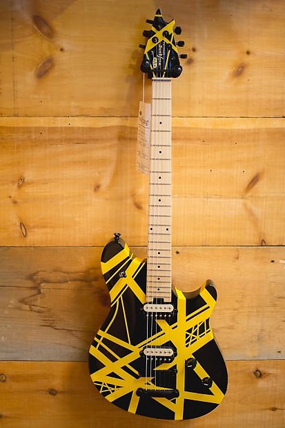 Evh wolfgang special striped black and yellow hotsell