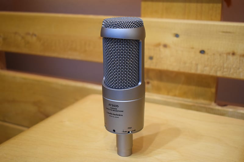Audio Technica AT3035 Cardioid Condenser Microphone Reverb