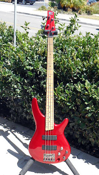 Ibanez SR300M Candy Apple Red Electric Bass W/Active Electronics 