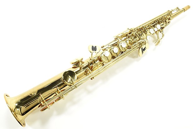 管楽器・吹奏楽器 YAMAHA Soprano Saxophone YSS-62 Yamaha YSS-62S Silver Soprano Saxophone Sax Maintained