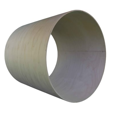 Keller Cover Grade 14” x 14” “ diameter, 6 ply maple  drum shell, baring edge available image 2