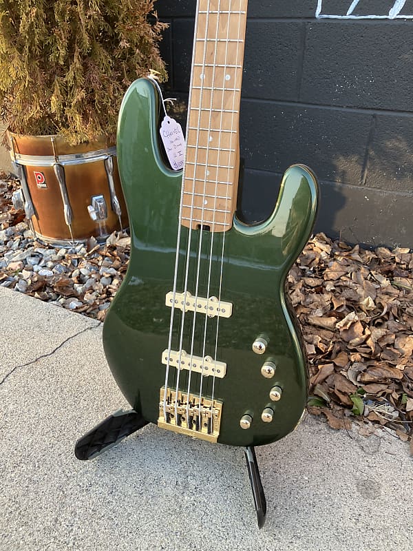 Charvel® Pro-Mod San Dimas® Bass JJ V - Lambo Green Metallic image 1