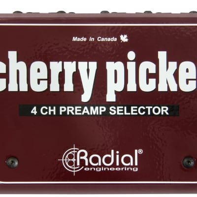 Radial Engineering Cherry Picker 4-channel Preamp Selector MIC-Line Switcher image 5