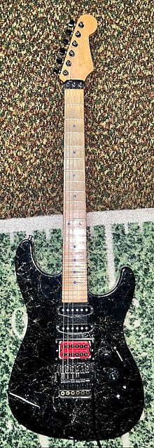 Fender US HM Strat HH with Floyd rose, Rosewood Fretboard 1989 - 1990 - Blackstone image 1