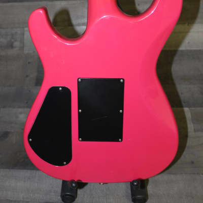 Epiphone 935i 1989-90 Bright Pink, super Rare with Kahler With Non original Hard case image 4