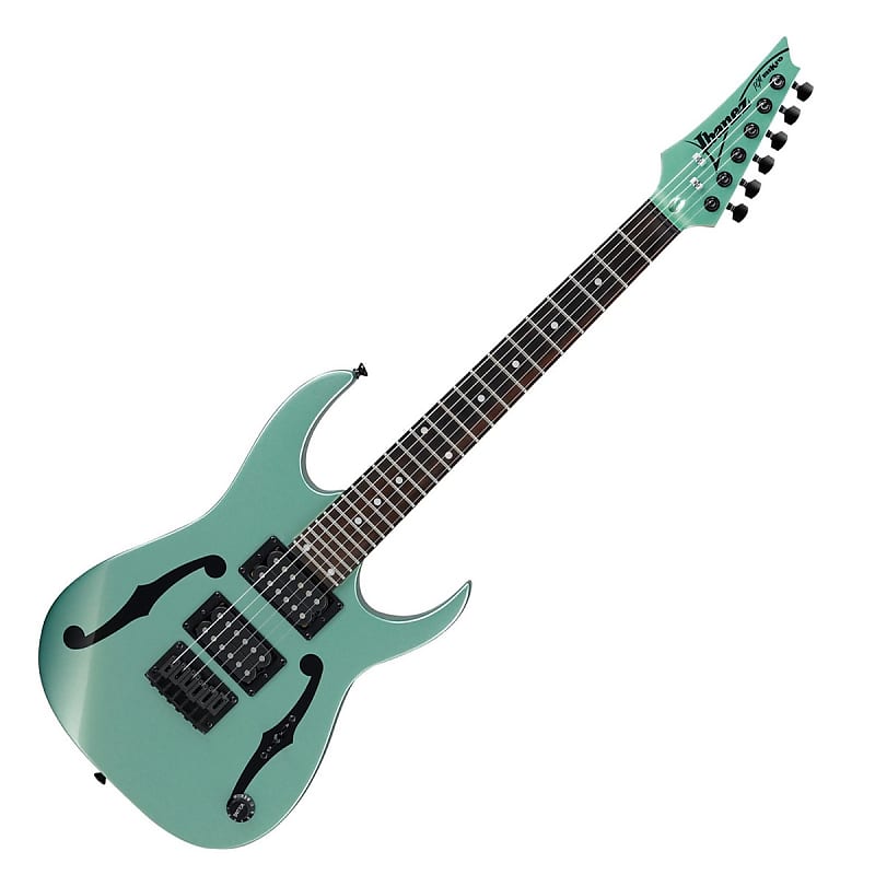 Pre-Owned Ibanez PGMM21 Paul Gilbert MiKro, Metallic Light Green (050093) | PMT