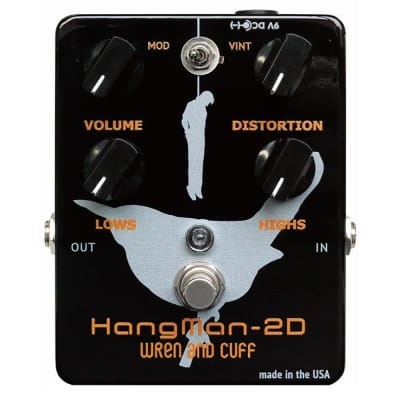 Wren and Cuff Hangman 2D Distortion Guitar Effects Pedal True Bypass Stompbox image 1