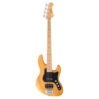 FGN JMJ-ASH-M-VNT J-Standard Mighty Jazz Vintage Natural 4-String Bass [Opened Box] w/ Gig Bag image 1