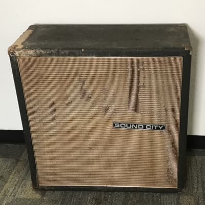 Sound City L 412 Guitar Cabinet, 1973, 4 -12" Eminence speakers, 160 Watts, Original Cover image 1