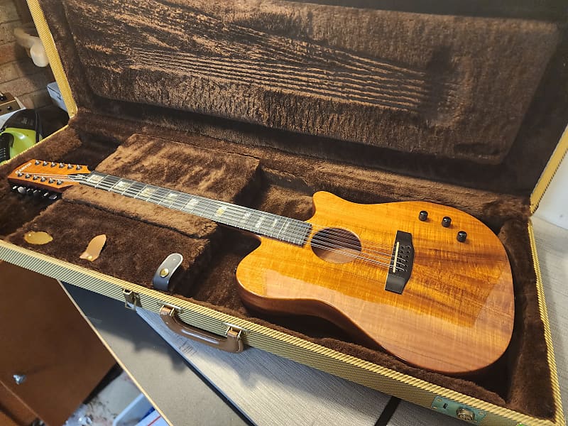 Carvin AC27512 Koa Acoustic Electric 12 String Guitar Reverb