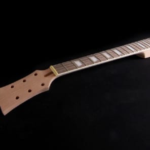 DIY Electric Guitar Kit Les Paul Set-In Neck Solid Paulownia Body with Flamed Maple Veneer Top image 3
