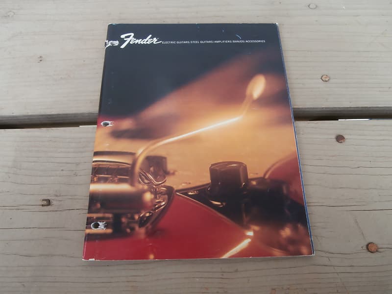1970 Fender Guitar and Bass Catalog Cover >> Vintage Guitar