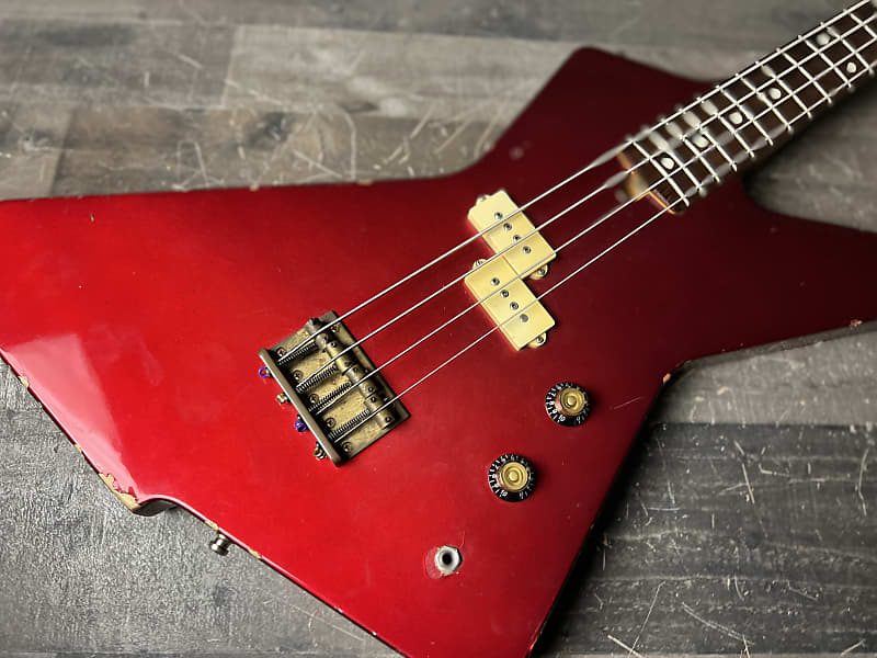 Ibanez X series Bass Four String 1983 Red