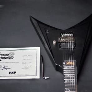 ギター　傘立て　検　ヴィンテージ 2012 ESP Alexi Laiho Blacky STD Matte Black Japan | Reverb