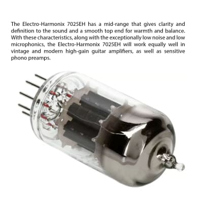 Electro-Harmonix 7025EH Vacuum Tube image 3