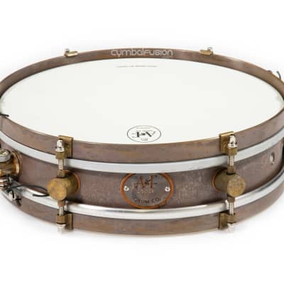 A&F Drum Co. Rude Boy 3x12 Snare - Raw Brass image 1