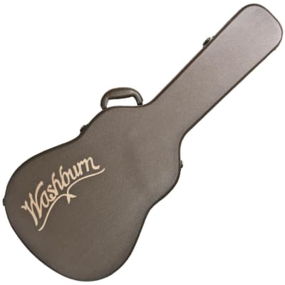 Washburn HD100SWCEK Heritage 100 Series Solid Wood Spruce Mahogany Cutaway Acoustic Guitar w/Case image 12