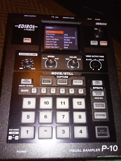 ROLAND EDiROL P-10 Visual Sampler VIDEO DJ VJ TOOL