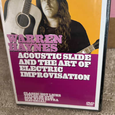 Warren Haynes Acoustic Slide And The Art of Electric Improvisation Hot Licks Music DVD for sale
