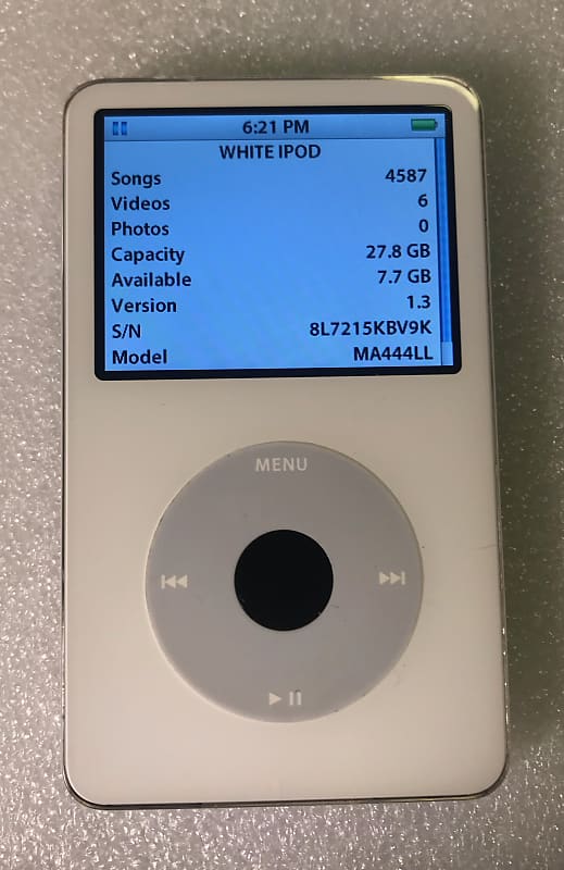 30GB Apple iPod Classic 5th Gen (with Video) A1136 #3 | eBay