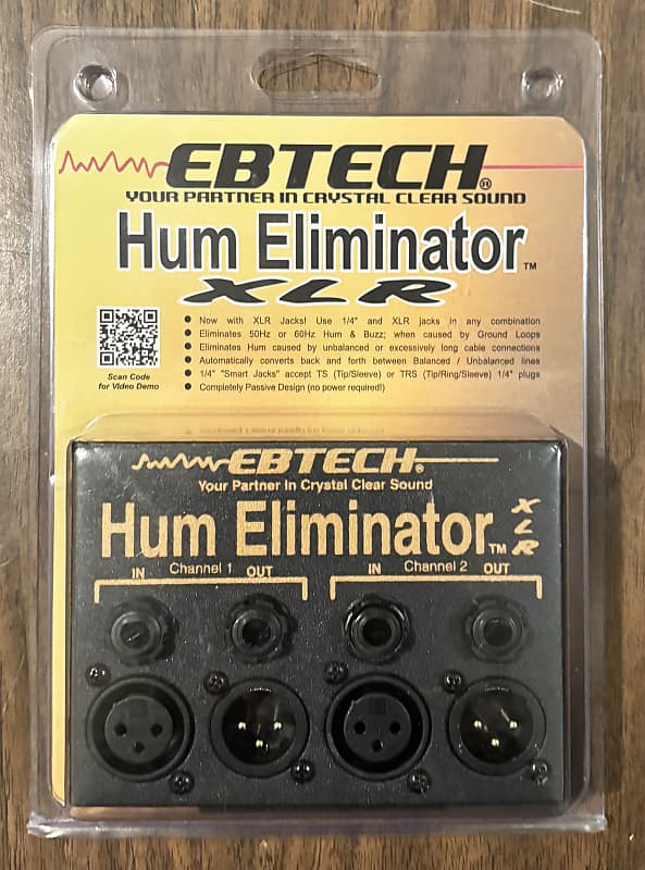 Ebtech HE - 2 - XLR - Dual Channel Hum Eliminator image 1