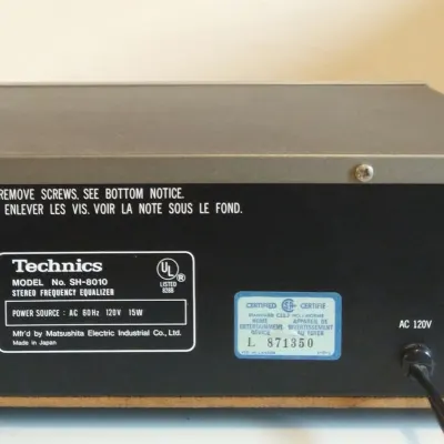 Technics SH-8010 Stereo Frequency Equalizer 1979-82 image 8